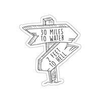 Trail Marker Sticker 3”